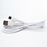 Winex GFZ116 Type-C 3.0A Hızlı Şarj ve Data Kablosu 1M Beyaz