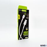 Winex GFZ116 Type-C 3.0A Hızlı Şarj ve Data Kablosu 1M Beyaz
