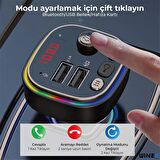 Winex C20 Fm Handsfree Bluetooth Modülatör Araç MP3 Player