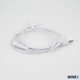 Winex P100 3.5 mm Mikrofonlu Kablolu Kulak içi Kulaklık Beyaz