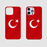 Redmi Note 8 Pro Türk Bayrağı Arka Kaplama
