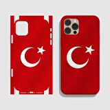 Redmi Note 8 Türk Bayrağı Fullbody Arka Kaplama