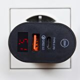 Winex Type-C 20 Watt Hızlı Şarj Aleti Siyah