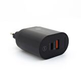 Winex Type-C 20 Watt Hızlı Şarj Aleti Siyah