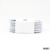 Winex 6A 100W UsbA to Type-C Hızlı Data ve Şarj Kablosu Beyaz