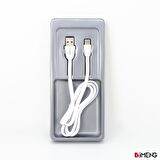 İmeng 3.1A UsbA to Type-C Data ve Hızlı Şarj Kablosu ML109 Beyaz