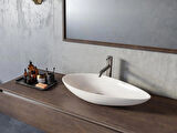 TURKUAZ Olive Tezgahüstü Lavabo 74x38 cm