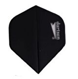 60 Adet (20 Set) Dartsan Dart Flight-Flayt. Siyah. 100 Micron PET