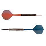 2 Set Dartsan Neon Entegre Dart Şaft-shaft Kanat Seti. Mavi-Turuncu