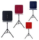 Raf Düzenekli Tripod Ayaklı Kare Dart Arkalık. Siyah