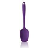 Silikon Kaşık Spatula Seti 2lı Büyük Boy Yanmaz Yapışmaz Çizmez Özel Renk Mor