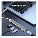 type c to usb 3.0 4 port hub type c 3.1 4 port usb çoklayıcı
