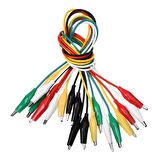 Arduino Krokodil Timsah Kablo 10'lu Set