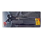 Alfa Set13 3Lü Berber Seti Makas + Tarak + Jiletli Tarak