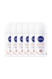 Nivea Powder Touch Antiperspirant-Pudralı Kadın Roll-On Deodorant 50 ml x 6