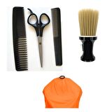 Alfa Set15 5Li Berber Seti Makas + Penuar + Ense Fırçası +2 Adet Tarak