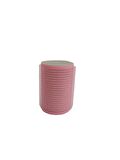 Croc 1207 Pembe Cırtlı Sünger Bigudi 8Li Çap 4Cm