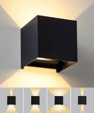 10 Watt Dekoratif Led Aplik, Ayarlanabilen Işık Açılı Aplik, Bahçe Armatürü, Villa, Bungalov Apliği