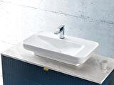 TURKUAZ Lal Tezgahüstü Lavabo 70x42 cm  