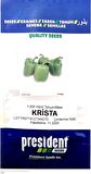 Krista F1 (Hibrit Dolma Biber Tohumu)(Koyu Renk)(1000 adet)