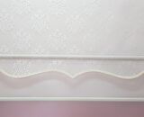 Çift Mekanizmalı Kirli Beyaz Damask Tül Perde ve Ekru Stor Perde STB45252-V01