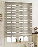 Zebra Stor Perde Kahverengi Etek Dilimli STB-400-V05