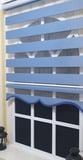 Zebra Stor Perde Mavi Etek Dilimli ST 006