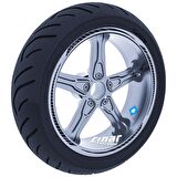 Karbon Fiber Dokulu 4 Parçalı Keskin Jant Şeridi Sticker Çınar Extreme 