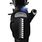 Ok Tasarımlı Yaldızlı Gümüş Çamurluk Kask Sticker Çınar Extreme 