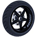 Gp Racing İç Jant Şeridi Sticker Reflektif & Floresan Renkler Çınar Extreme  Taş Grisi