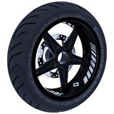 Gp Racing Yaldızlı Gümüş İç Jant Şeridi Sticker Çınar Extreme