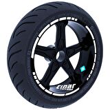 Moto GP Stili Jant Şeridi Sticker Reflektif & Floresan Renkler Çınar Extreme 