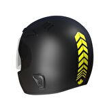 Moto Rider 4'lü Sticker Seti Floresan Sarı İç Dış Jant Şeridi Kask ve Çamurluk Çınar Extreme 