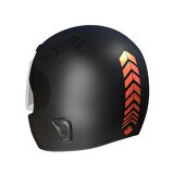 Moto Rider 4'lü Sticker Seti Floresan Turuncu İç Dış Jant Şeridi Kask ve Çamurluk Çınar Extreme 
