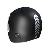 Moto Rider 4'lü Sticker Seti Yaldızlı Gümüş İç Dış Jant Şeridi Kask ve Çamurluk Çınar Extreme 