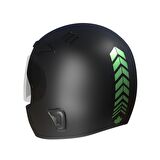 Moto Rider 4'lü Sticker Seti Orman Yeşili İç Dış Jant Şeridi Kask ve Çamurluk Çınar Extreme 