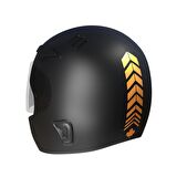 Moto Rider 4'lü Sticker Seti Taksi Sarısı İç Dış Jant Şeridi Kask ve Çamurluk Çınar Extreme 