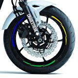 Brazilian Design Yeşil Sarı Brezilya Jant Şeridi Sticker Çınar Extreme 
