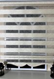 Zebra Stor Nakışlı Krem Etek Dilimli ST 127