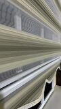 Zebra Stor Plise Krem Renk Geçişli Etek Dilimli ST129