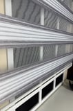 StorBurada Gri Renk Geçişli Geniş Plise Zebra Stor Perde