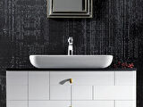 TURKUAZ Lal Tezgahüstü Lavabo 60x42 cm