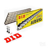 Did 525-120Vx3 1991-2000 Honda XL 600 Transalp Uyumlu Zincir Vx3 Xring Silver (Gümüş) Renk