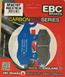 Ebc Sfac197 2007-2009 Hyosung MS3 250 Uyumlu Ön Fren Balatası Karbon Balata