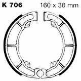Ebc K706 1997-2007 Kawasaki ER-5 Uyumlu Arka Fren Balatası Yaylı Kampana Set
