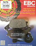 Ebc Fa174 2004-2006 Kawasaki KLV 1000 Uyumlu Arka Fren Balatası Organik Balata