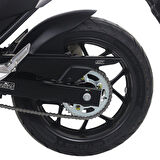 GP Kompozit 2012-2025 Honda NC 700 X-S / NC 750 X-S Uyumlu Zincir Korumalı Uzun Arka Çamurluk Siyah