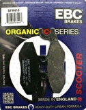Ebc Sfa418 2006-2008 Piaggio X8 400 ie Uyumlu Ön Sağ Fren Balatası Organik Balata