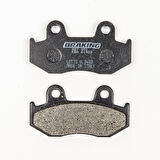 Braking 667Sm1 1999-2000 Suzuki Burgman AN 400 Uyumlu Arka Fren Balatası Yarı Metalik Balata