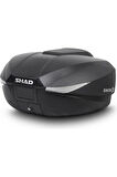 Shad Motosiklet Çanta - Topcase - Sh58X Carbon Genişleyebilen Premium Motosiklet Çanta – 3 Hacimli, Aerodinamik Tasarım